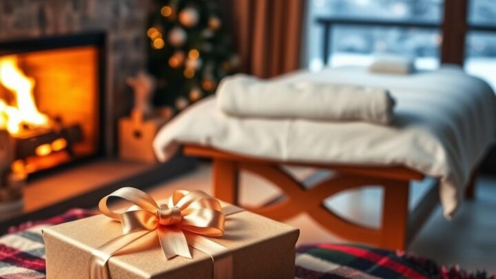 Verschenken Sie einen Massage-Gutschein zu Weihnachten